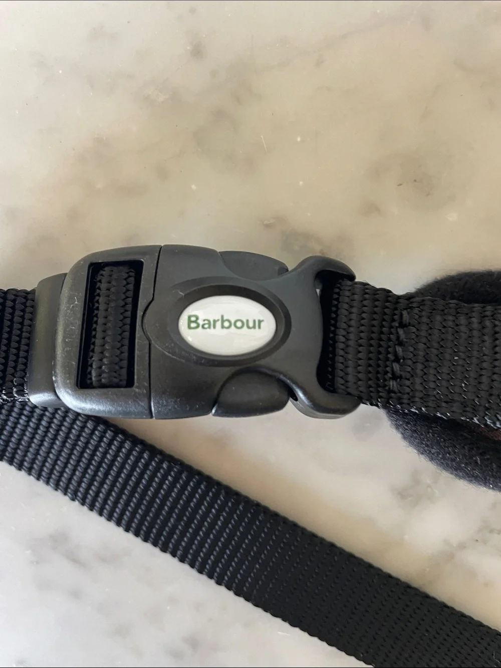 BARBOUR Olive Classic Tartan Dog Dog Harness Quick-Release Buckle Medium Neck